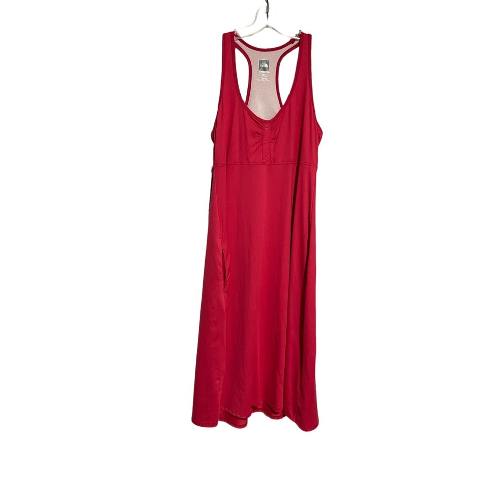 North Face Women's Dress Maxi Racerback Sleeveless Pink Size Large